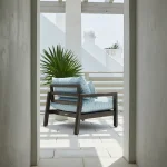 Monterey Wrought Aluminum Outdoor Lounge Chair - Image 6