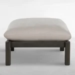Monterey Wrought Aluminum Outdoor Ottoman - Image 10