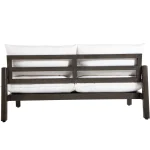 Monterey Wrought Aluminum Outdoor Sofa - Image 8