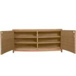 Chesapeake N-dura Resin Wicker Outdoor Console 4 Shelves - Image 6