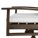 Charleston Wrought Aluminum Outdoor Swivel Rocking Arm Chair