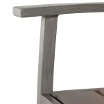 Charleston Wrought Aluminum Outdoor Swivel Rocking Arm Chair - Image 6