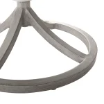 Charleston Wrought Aluminum Outdoor Swivel Rocking Arm Chair - Image 7