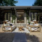 Malta Teak Outdoor Sofa - Image 3