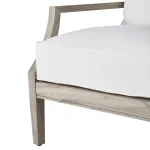 Haley Teak Outdoor Lounge Chair Latticework Back - Image 9