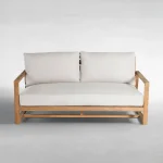 Avondale Teak Outdoor Loveseat - Image 17