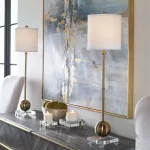 Laton Buffet Lamp, Brass - Image 3