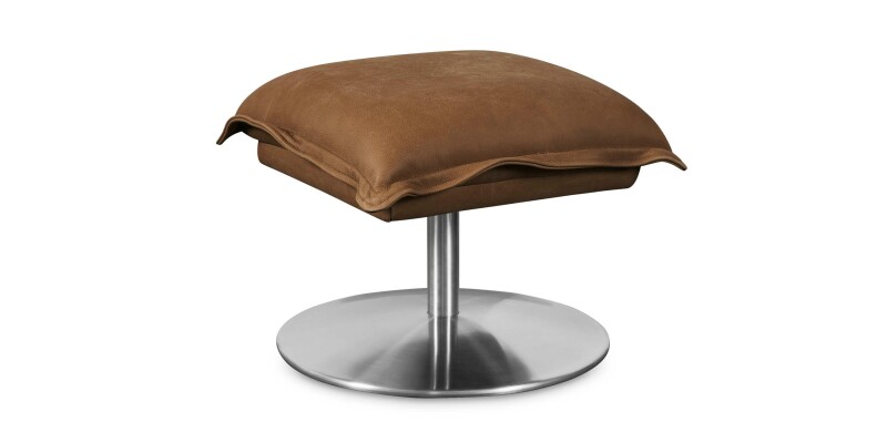 Dunn Leather Ottoman