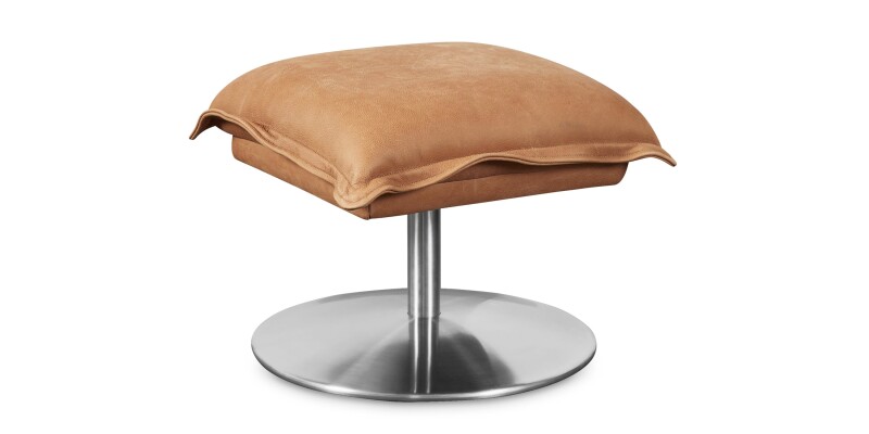 Dunn Leather Ottoman