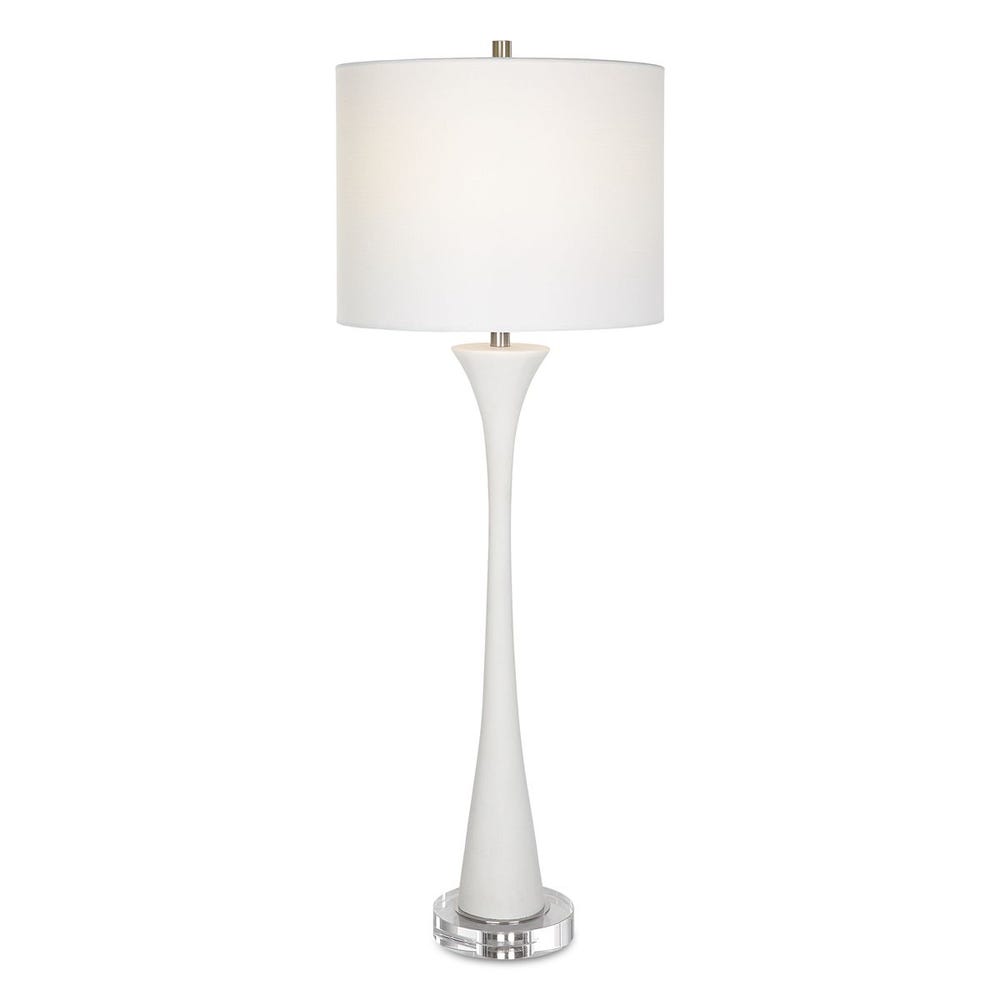 Fountain Buffet Lamp, White