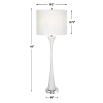 Fountain Buffet Lamp, White - Image 9