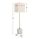 Escort Buffet Lamp, Brass - Image 10