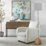 Captiva Floor Lamp, Brass - Image 4