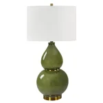 Gourd Table Lamp, Green - Image 5