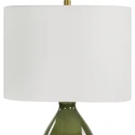 Gourd Table Lamp, Green - Image 7