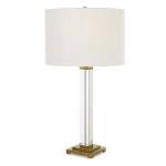 Crystal Column Table Lamp