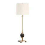 Dempsey Buffet Lamp, Brass - Image 6