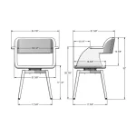 Sorrento CHAIRS 30539/24BP - Image 3