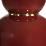 Gourd Table Lamp, Burgundy - Image 7