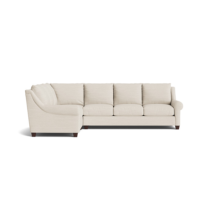 Ellery Roll Arm L-Shaped Sectional