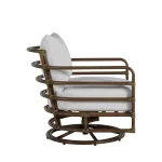 Malibu N-dura Resin Wicker Outdoor Swivel Rocker - Image 5
