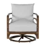 Malibu N-dura Resin Wicker Outdoor Swivel Rocker - Image 9