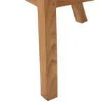 Montauk N-dura Resin Wicker Teak Outdoor Arm Chair - Image 3