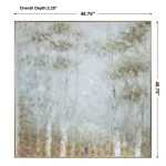 Cotton Woods Hand Painted Canvas - Image 7