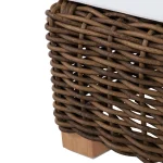 Montauk N-dura Resin Wicker Outdoor Right Arm Facing Sectional - Image 7