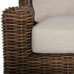 Montauk N-dura Resin Wicker Outdoor Swivel Lounge Chair - Image 5