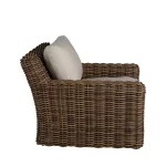 Montauk N-dura Resin Wicker Outdoor Swivel Lounge Chair - Image 8