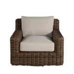 Montauk N-dura Resin Wicker Outdoor Swivel Lounge Chair - Image 9