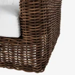 Montauk N-dura Resin Wicker Outdoor Swivel Lounge Chair - Image 11