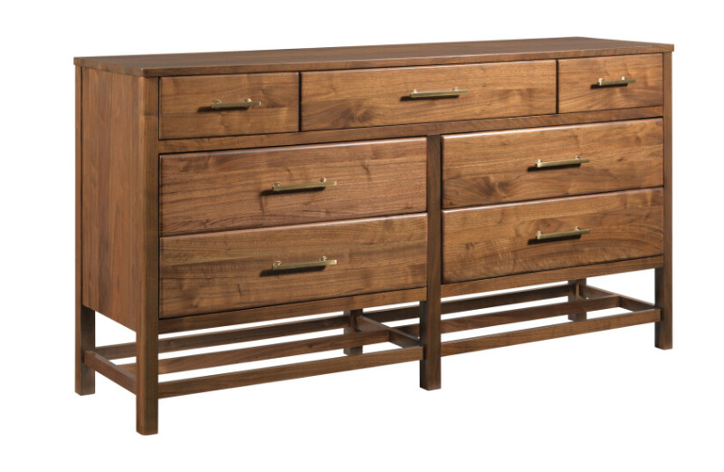 Monogram Walnut Wonderland Seven Drawer Dresser