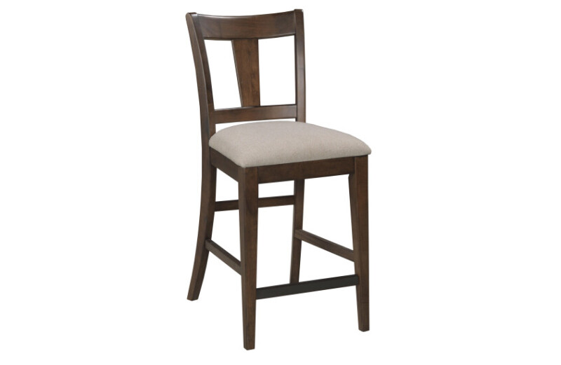 Kafe Tall Splat Back Chair, Mocha