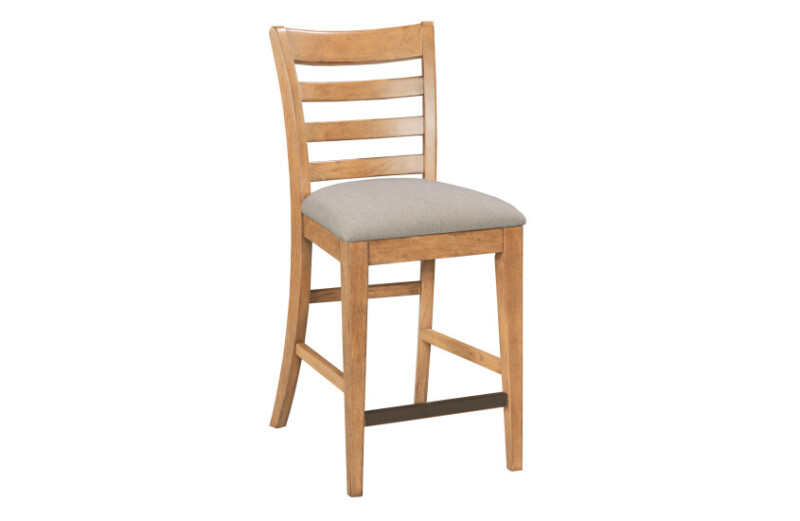Kafe Tall Ladder Back Chair, Cappuccino