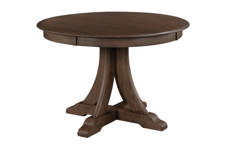 Kafe 44" Round Quad Table, Mocha
