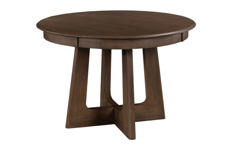 Kafe 44" Round Pedestal Table, Mocha