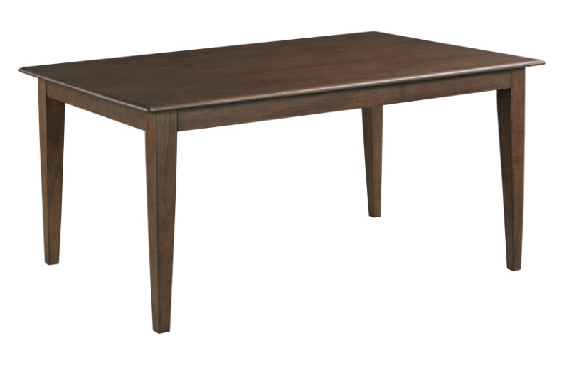 Kafe 60" Rectangular Leg Table, Mocha