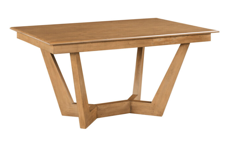 Kafe 60" Rectangular Trestle Tbl-cappuccino - Complete