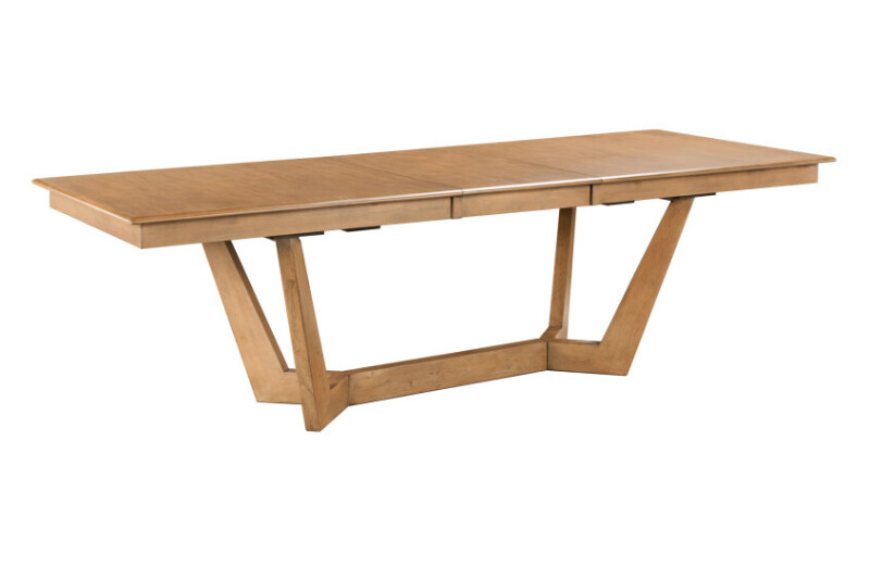 Kafe 80" Rectangular Trestle Tbl-cappuccino - Complete