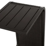 Woven Wicker Square Outdoor C Table 14.5 In. W X 27. 25 In. H - Image 4