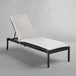 Nathan N-dura Resin Wicker Outdoor Chaise Lounge - Image 25