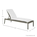 Nathan N-dura Resin Wicker Outdoor Chaise Lounge - Image 13
