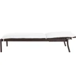Nathan N-dura Resin Wicker Outdoor Chaise Lounge - Image 11