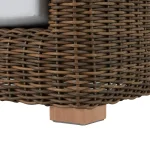 Montauk N-dura Resin Wicker Outdoor Lounge Chair - Image 3