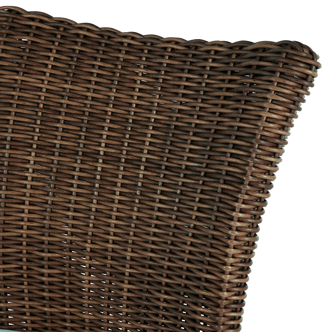 Montauk N-dura Resin Wicker Teak Outdoor Side Chair