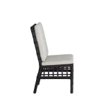Newport N-dura Resin Wicker Outdoor Woven Side Chair - Image 10