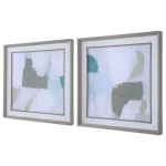 Mist Shapes Framed Prints, S/2 - Image 4