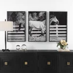 Galloping Forward Framed Prints, S/3 - Image 3